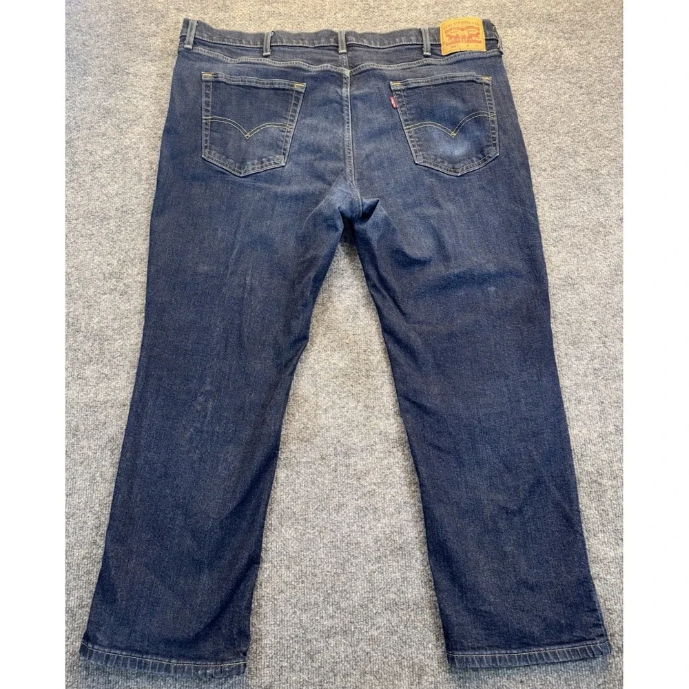 Levi's 541 Athletic Fit Jeans Men's Size 46x29 Dark Wash Stretch Denim